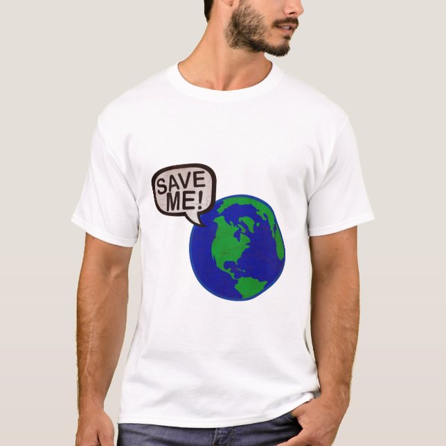 Camiseta Salvar me - terra (Frente)
