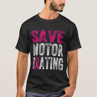 Camiseta Salvar Motorboating Engraçado Conscientização do C