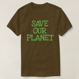 Camiseta Salvar nosso planeta