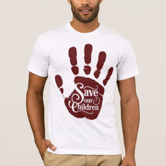 Camiseta Salvar nossos filhos