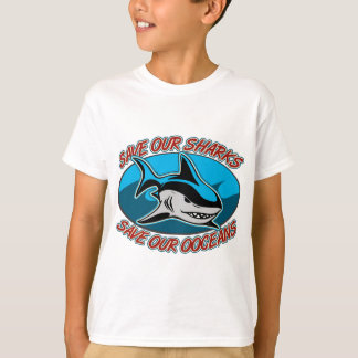 Camiseta Salvar nossos tubarões