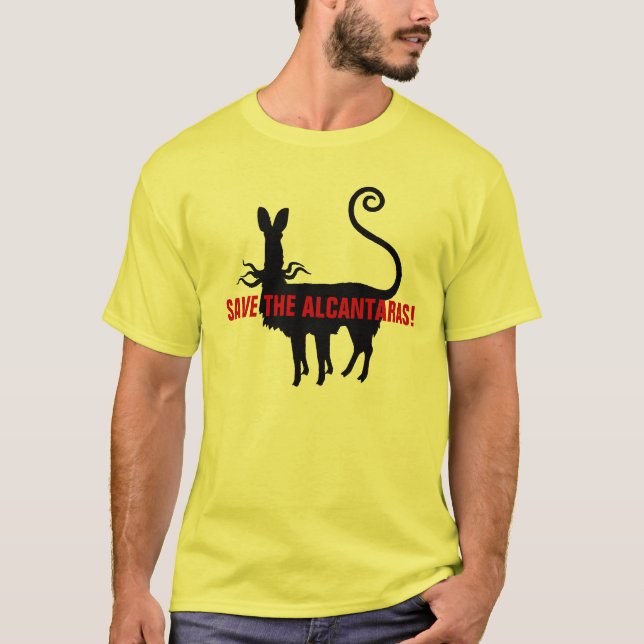 Camiseta Salvar o Alcantaras! (Frente)