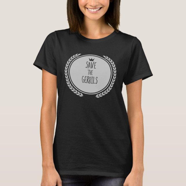 Camiseta Salvar o animal GERBILS GERBIL (Frente)