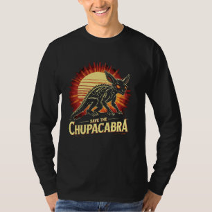 Camiseta Salvar O Chupacabra Pôr do Sol Místico
