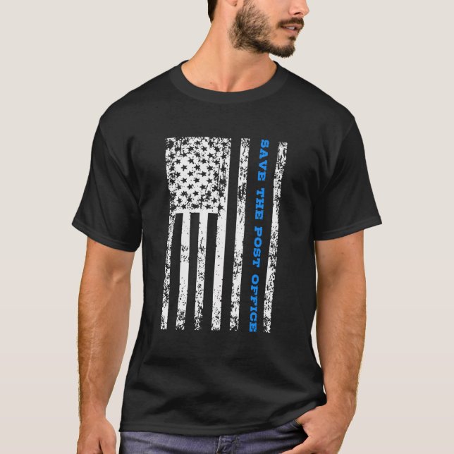 Camiseta Salvar O Escritório De Posto (Frente)