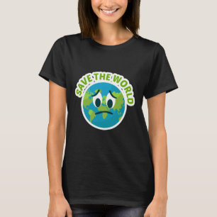 Camiseta Salvar O Mundo Para Ventiladores De Proteção Ambie