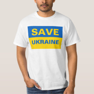 Camiseta Salvar o pavilhão ucraniano