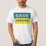 Camiseta Salvar o pavilhão ucraniano da Ucrânia<br><div class="desc">Salvar o pavilhão ucraniano da Ucrânia</div>