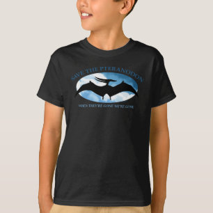 Camiseta SALVAR O PTERANODON por Jeff Willis Art