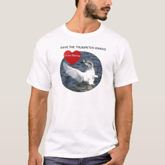 Camiseta Salvar o TShirt das cisnes