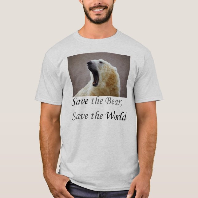 Camiseta Salvar o urso (Frente)