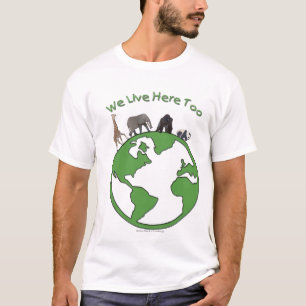 Camiseta Salvar os animais