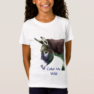 Camiseta Salvar os asnos selvagens dos Burros ocidentais