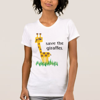 Camiseta salvar os girafas