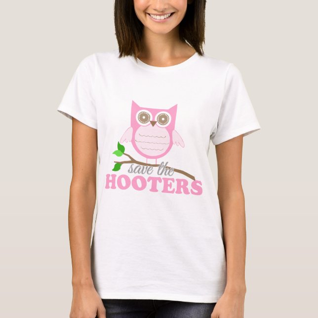 Camiseta Salvar os Hooters (Frente)