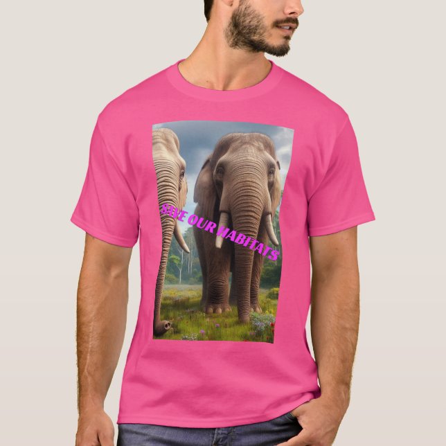 CAMISETA SALVAR OS NOSSOS HABITATS (Frente)