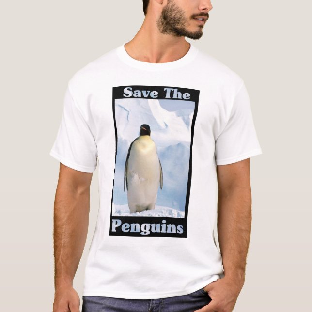 Camiseta Salvar os pinguins (Frente)
