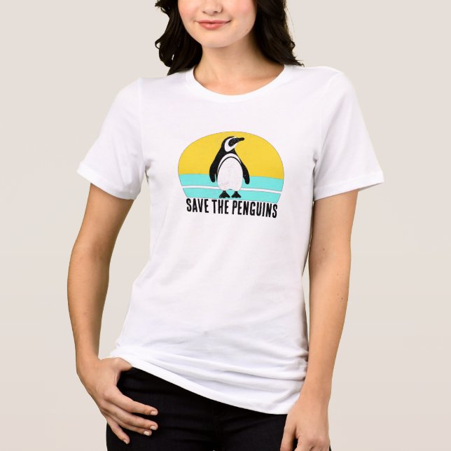Camiseta Salvar Os Pinguins (Frente)