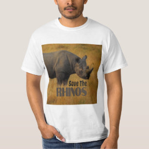Camiseta Salvar os rinocerontes