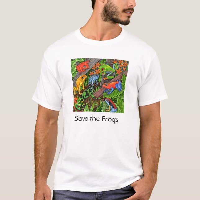 Camiseta Salvar os sapos (Frente)