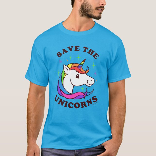 Camiseta Salvar Os Unicórnios (Frente)
