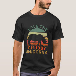 Camiseta Salvar Os Unicórnios Gorduchos Direitos Animais Do