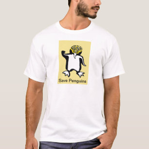 Camiseta SALVAR PENGUINS - Vida selvagem Antártica -