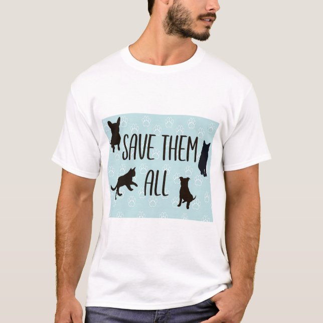 Camiseta Salvar todos (Frente)