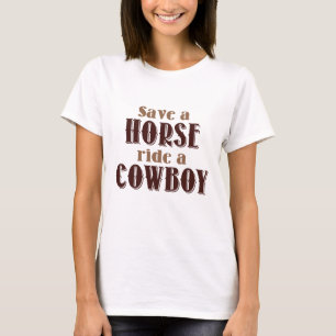 Camiseta Salvar um cavalo