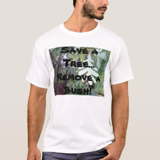 Camiseta Salvar uma árvore