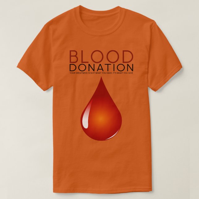 Camiseta Salvar Vidas Proporciona Possibilidade De Doação D (Frente do Design)