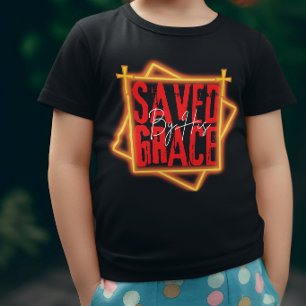 Camiseta Salvas pela Sua Graça - Gratidão do Evangelho Para