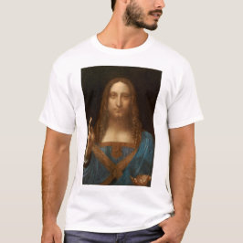 Camiseta Salvator Mundi (Salvador do Mundo) (da Vinci)