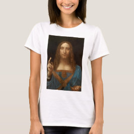 Camiseta Salvator Mundi (Salvador do Mundo) (da Vinci)