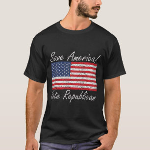 Camiseta Salve a América Vote Republicano Trump 