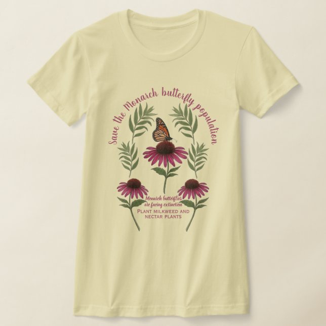 Camiseta Salve a Borboleta Monarca (Postura )