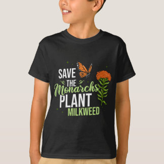 Camiseta Salve a Borboleta Monarca Milkweed