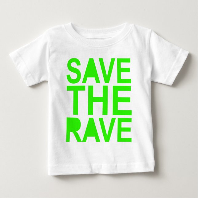 Camiseta Salve a cena verde rave NU RAVE raver 80s (Frente)