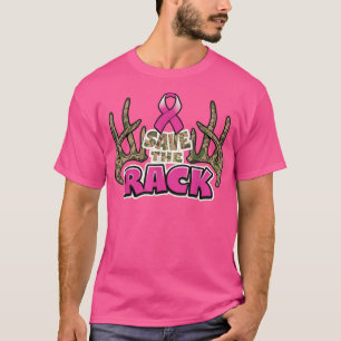 Camiseta Salve A Consciência Do Cancer Da Mama De Rack
