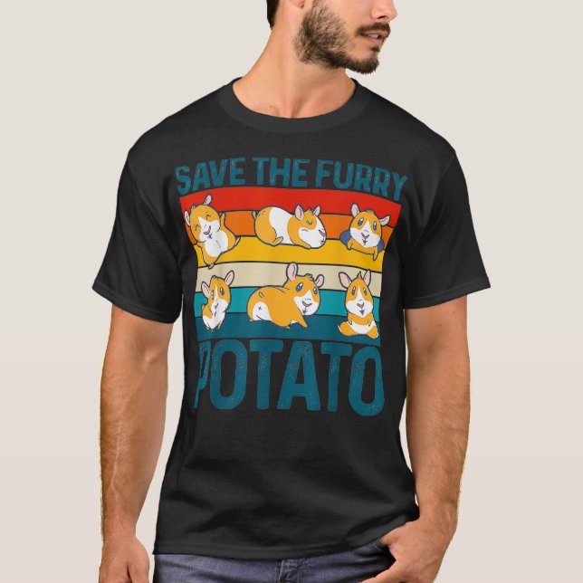 Camiseta Salve A Fúria De Batata Fúria Gift Gift Engraçado  (Frente)