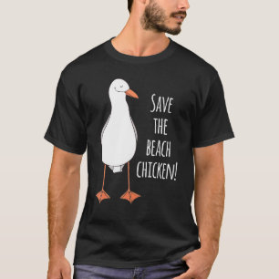 Camiseta Salve a Galinha da Praia!  Gaivota