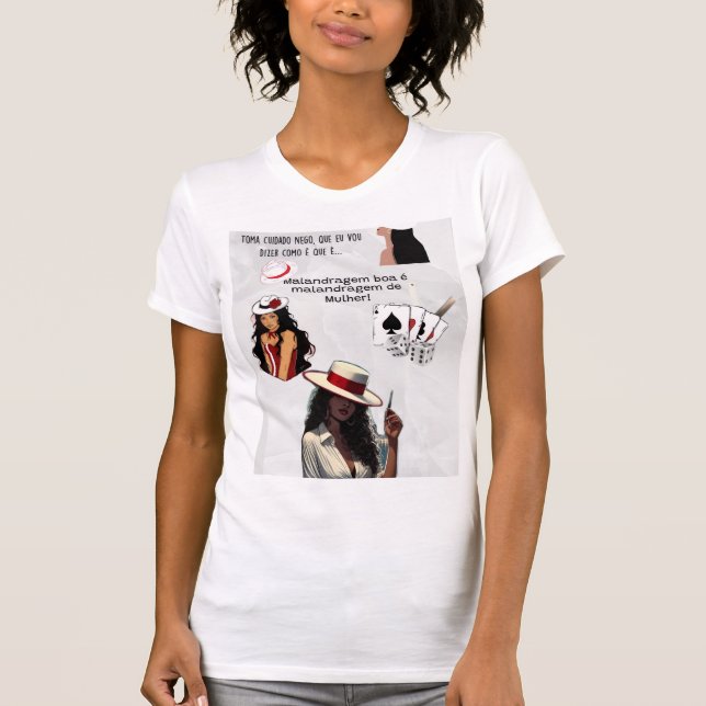 Camiseta salve a malandragem  (Frente)