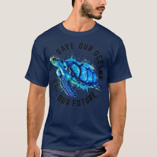 Camiseta Salve a nossa tartaruga marinha Pro Environment Ea