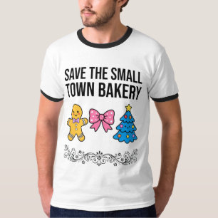Camiseta "Salve a Padaria da Pequena Cidade" png