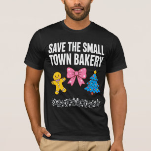 Camiseta Salve a Pequena Padaria da Cidade PNG F