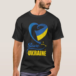 Camiseta Salve a Ucrânia I com o apoio da Ucrânia