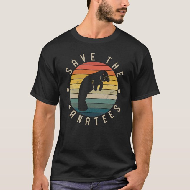 Camiseta Salve A Vaca Do Mar De Vinação Do Rio Cristal Mana (Frente)