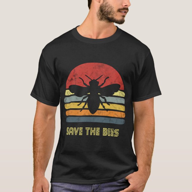 Camiseta Salve abelhas Beekeeper Bee Keeg Honey (Frente)