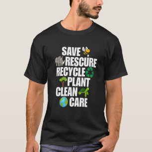 Camiseta Salve Abelhas Salvando Animais Reciclar Dia Plásti