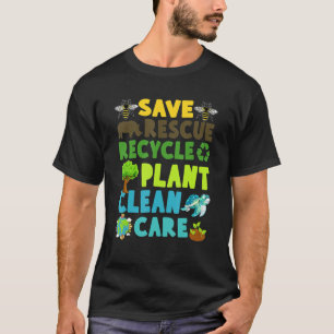 Camiseta Salve Abelhas Salvando Animais Reciclar Dia Plásti